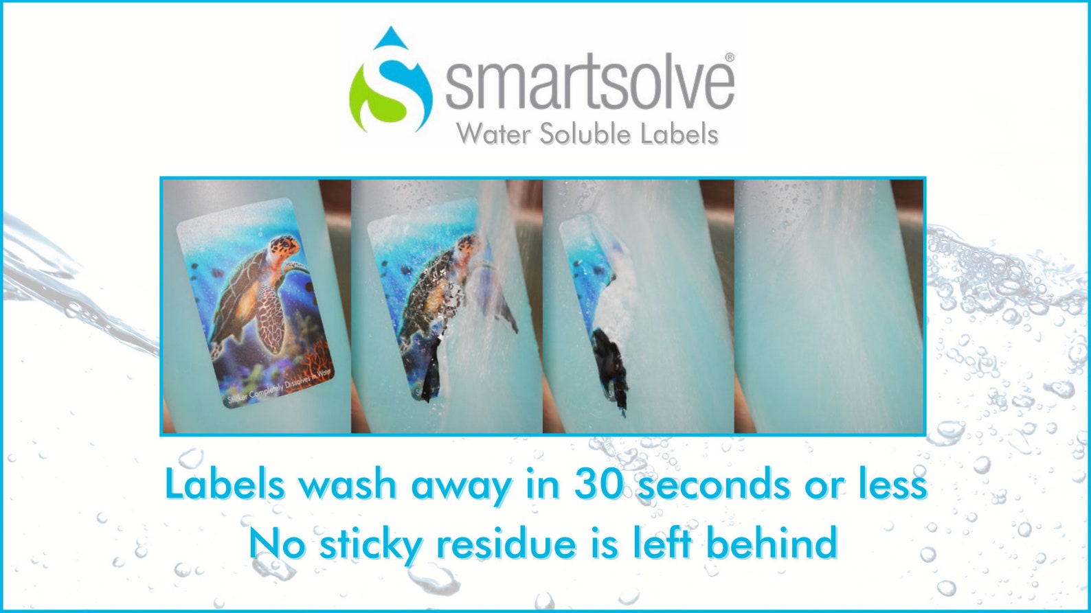 Smartsolve 2 X 3.3 Oval Water Soluble Labels 80 Etsy