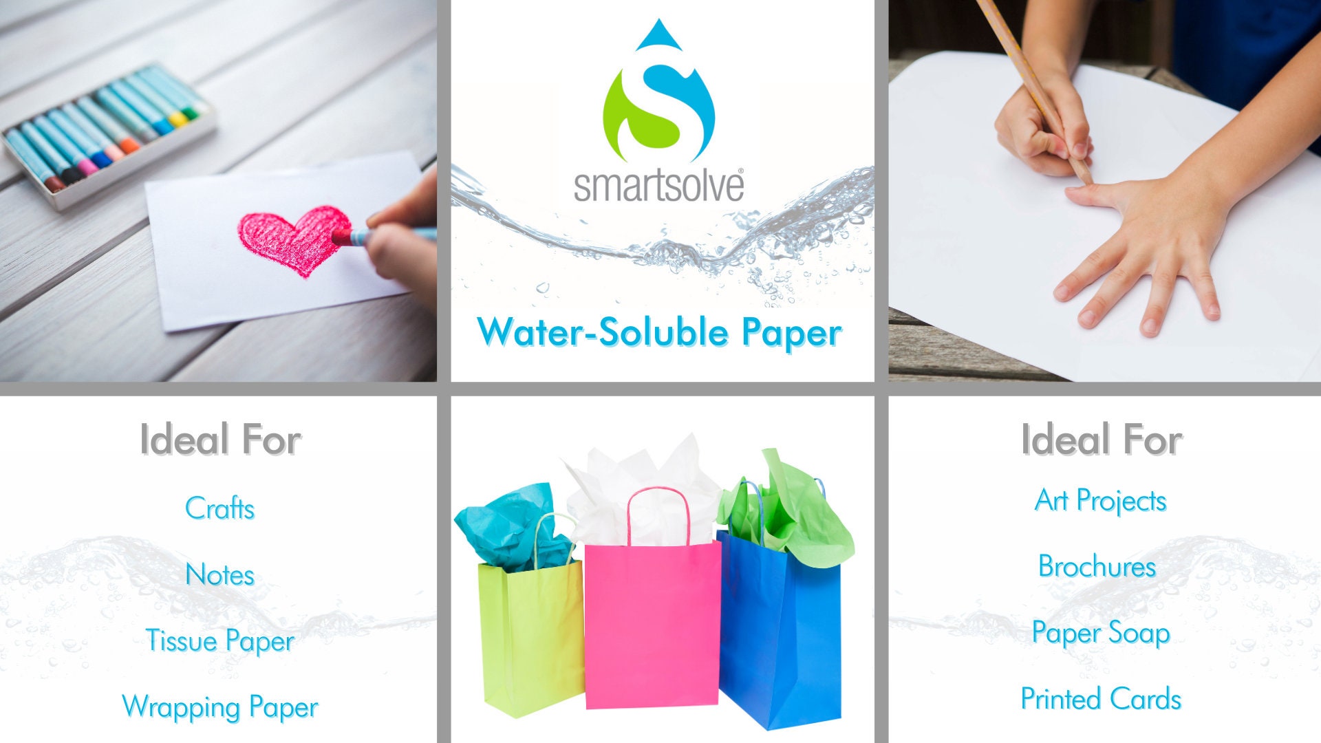 Smartsolve 3 Pt. Water Soluble Paper pack of 100 8.5 Etsy Ireland