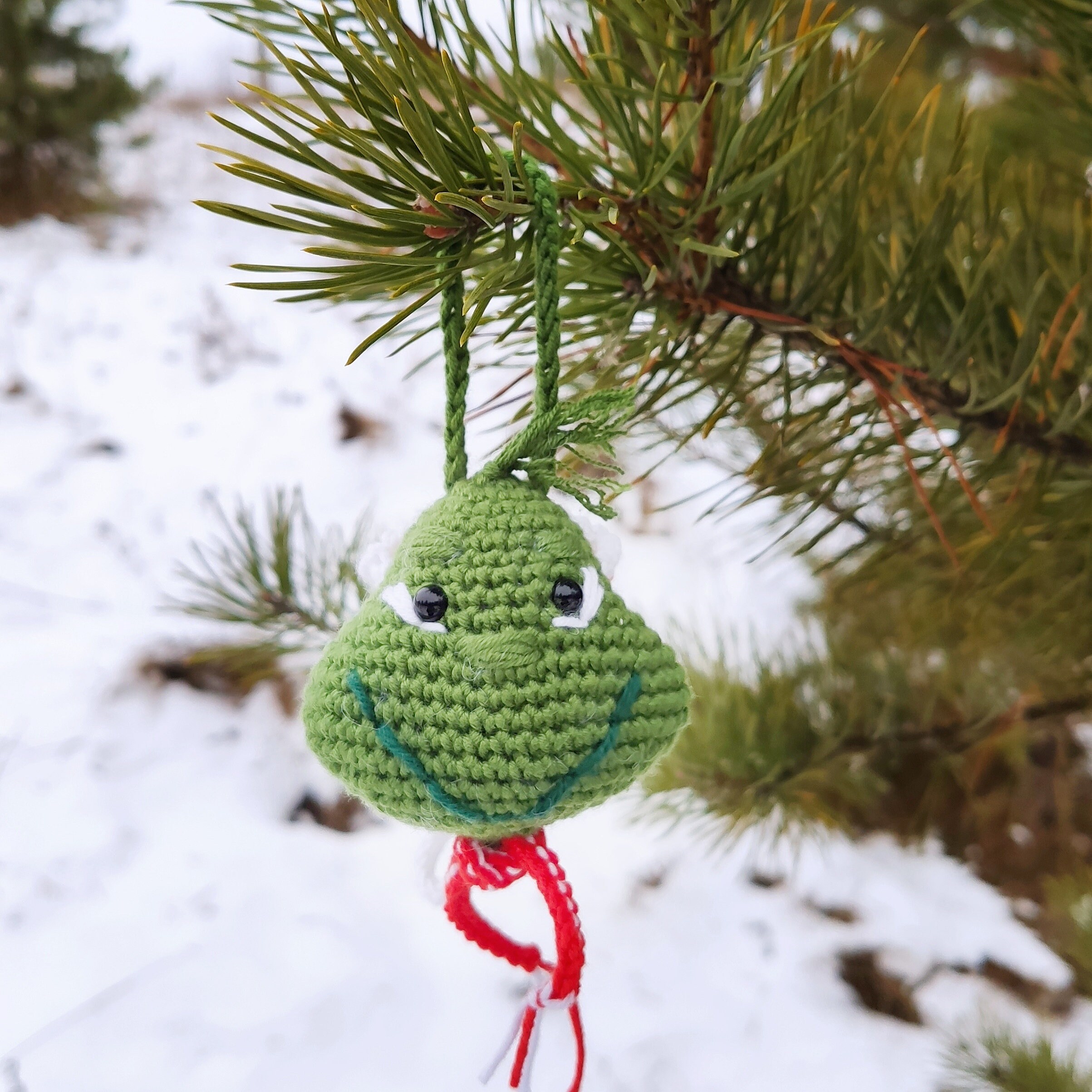 Christmas ornament grinch grinch crochet pattern Etsy