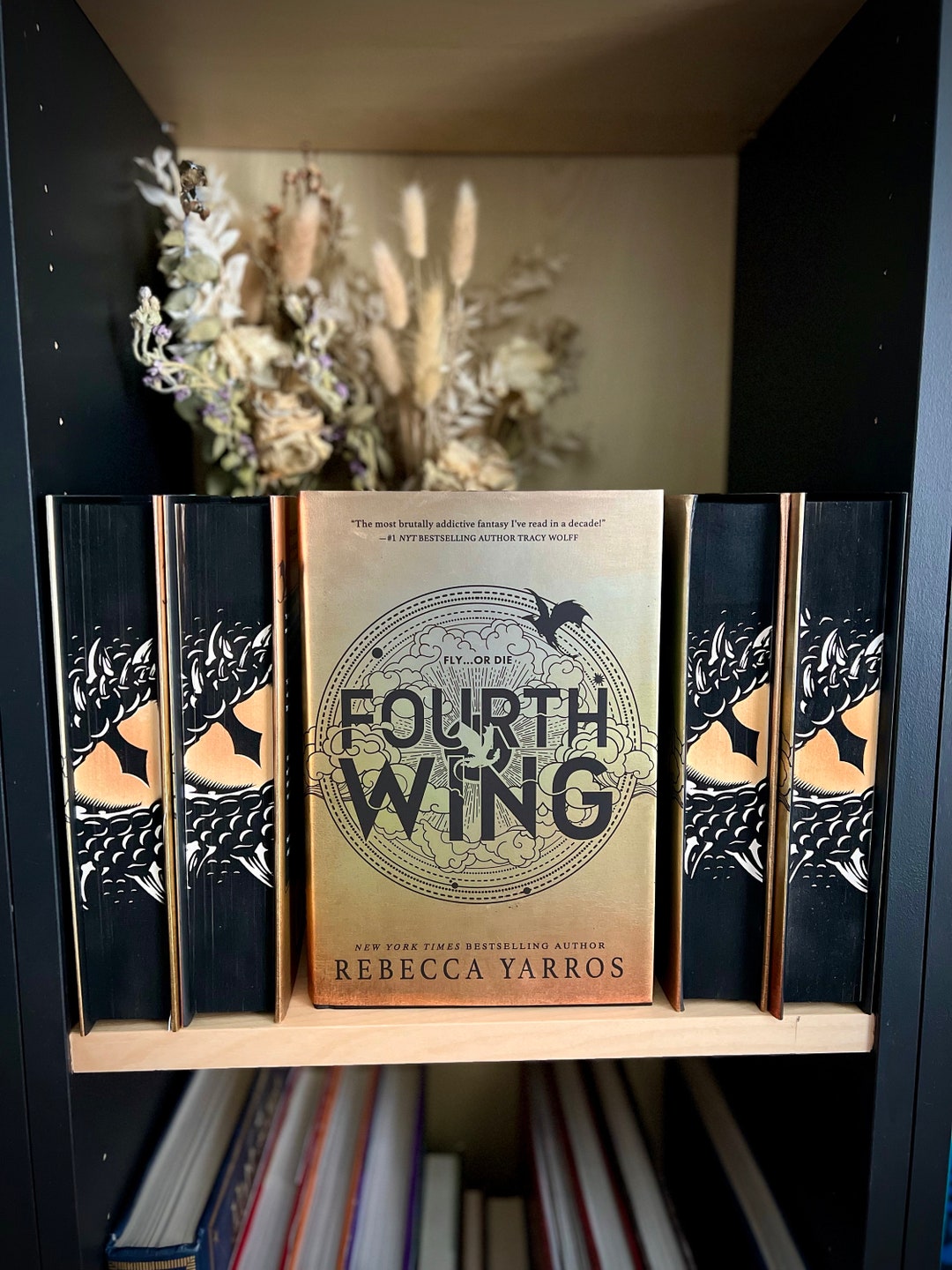 Sprayed Edge Fourth Wing Book Limited Edition Sprayed Etsy