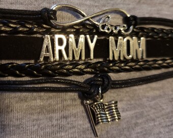 proud army mom bracelets