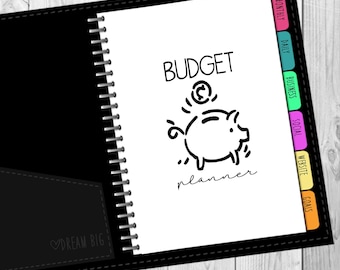 The ULTIMATE Budget Planner, Multiple Printable sizes,  40 + undated pages, Instant Download