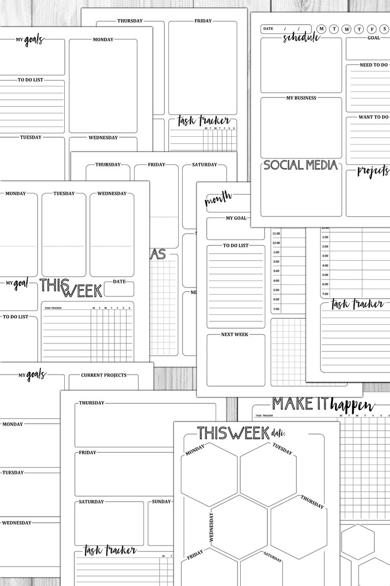 COMPLETE "Boss Biz" Printable Business Planner image 7