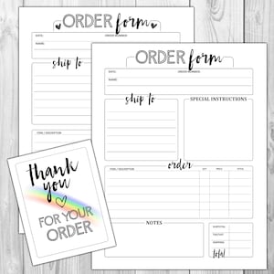 Etsy Shop Printables