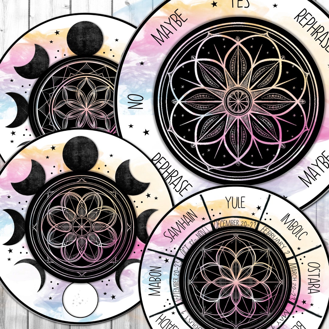 Mystic Smoke Printable Altar Board Kit | Pendulum Board | Altar Board ...