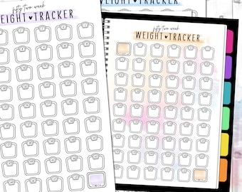 Weight Tracker Printable | Health & Fitness Planner | Weight Loss Log | Accountability Tracker | Weight Management Diary | Diet Journal PDF