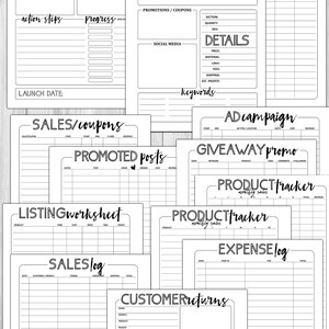 COMPLETE "Boss Biz" Printable Business Planner image 8