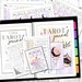 Tarot Journal | Tarot Spreads | Tarot Workbook | Tarot Diary | Card Reading | Study Sheets | Worksheets | Mystic Smoke Grimoire | PDF