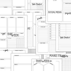 COMPLETE Etsy Shop Printable Planner - Etsy