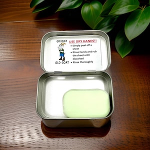 Paper Sheet Soaps for One Time Use Great for camping, Tailgating, on-the-go
