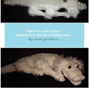 Crochet Pattern for Falkor The Luck Dragon