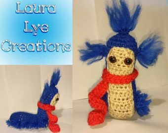 PDF Crochet Pattern for The Worm from the film Labyrinth