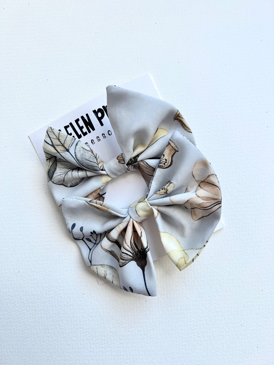 Light Blue Crayola Mini Pigtail Bow Set Pinwheel Baby Floral Etsy