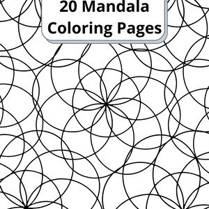 20 Beautiful and Relaxing Mandala Coloring Pages to Downloand