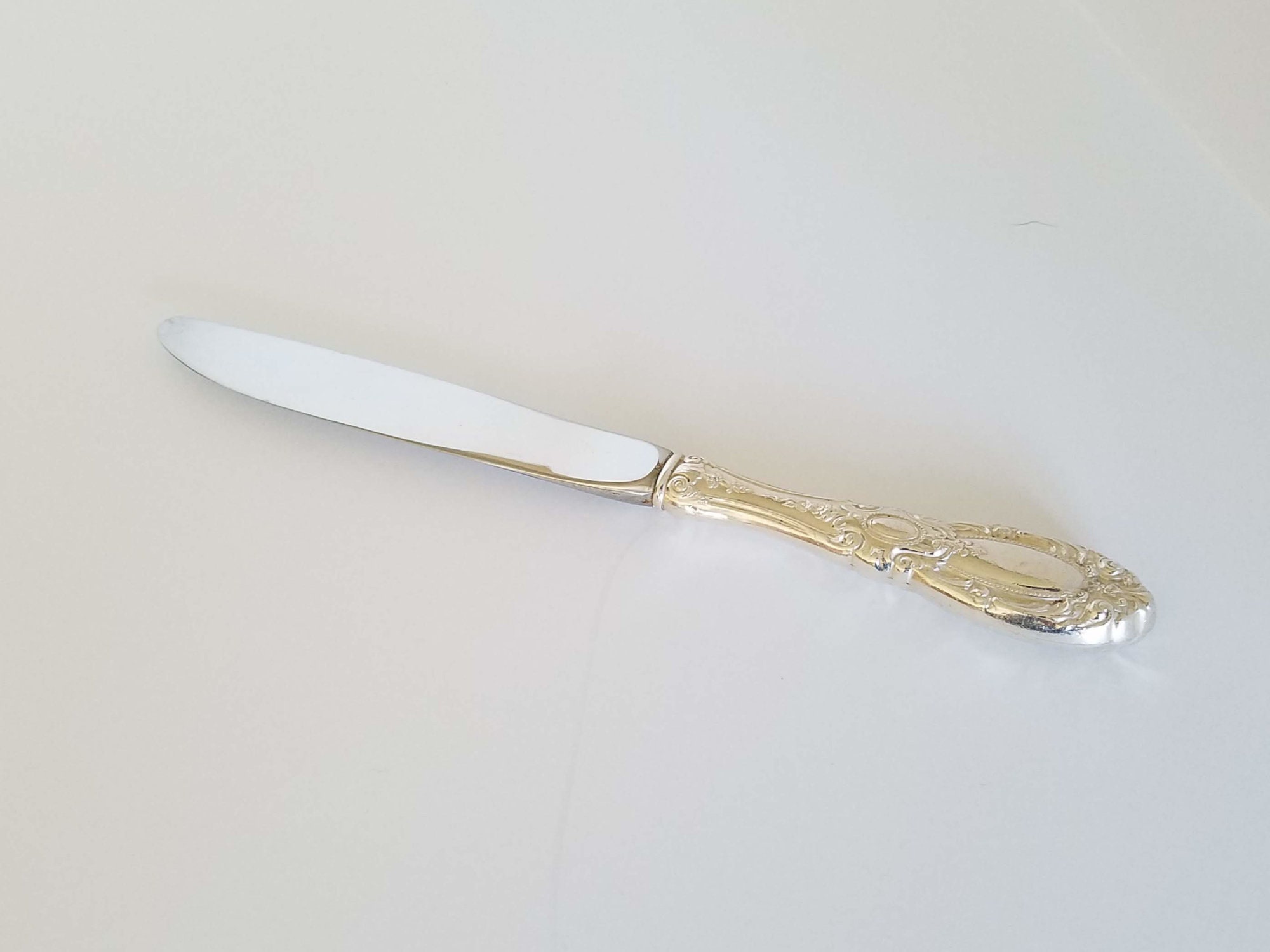 Towle King Richard Sterling Silber Besteck - Modernes hohles Ort Größe Messer - 8 3/4 Zoll