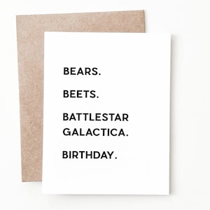 Carte d'anniversaire The Office, cadeau d'anniversaire The Office pour lui ou elle
