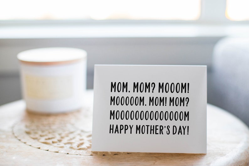 Funny Mothers Day Card, Where's Mom Card for Mom image 6