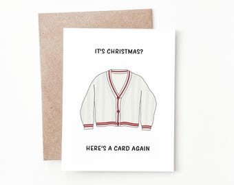 Got you a Cardigan Christmas Card