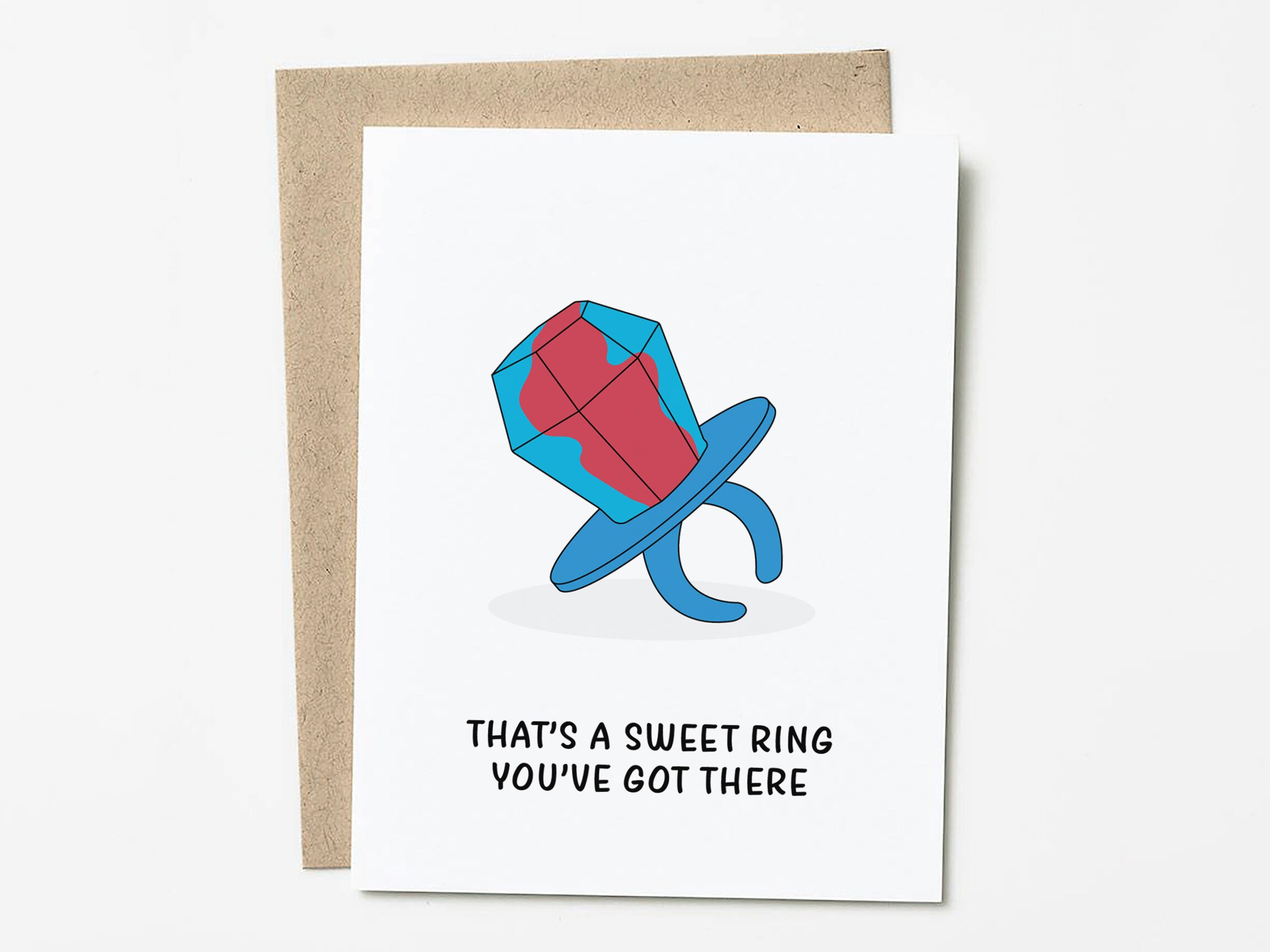 Funny Ring Pop Wedding Card Ring Pop Wedding Gift for Bride Etsy