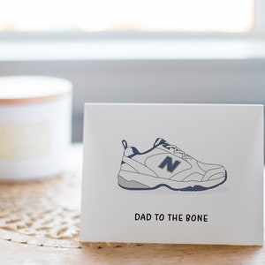 Funny Father's Day Card For Dad, Old Man Shoes Gift For Dad image 6