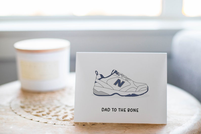 Funny Father's Day Card For Dad, Old Man Shoes Gift For Dad image 6