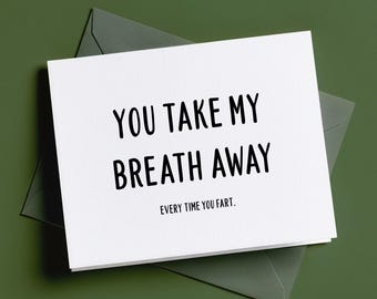 Tarjeta de amor y aniversario que me deja sin aliento