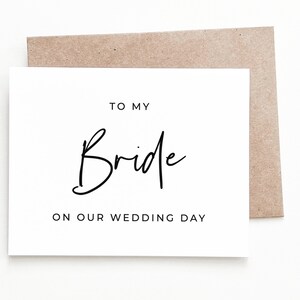 Carte de mariage à la mariée, carte de mariage du marié