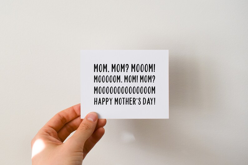 Funny Mothers Day Card, Where's Mom Card for Mom image 7