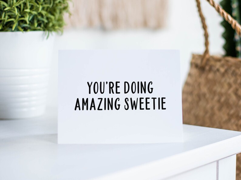 Sweetie Graduation Gift for Him or Her Funny Graduation Card