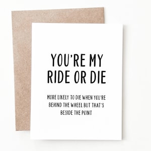 Carte d'anniversaire amusante, cadeau d'anniversaire pour lui ou elle