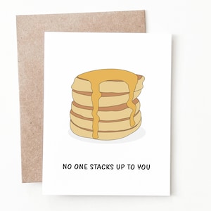 Carte drôle de fête des mères, carte de crêpes pour maman