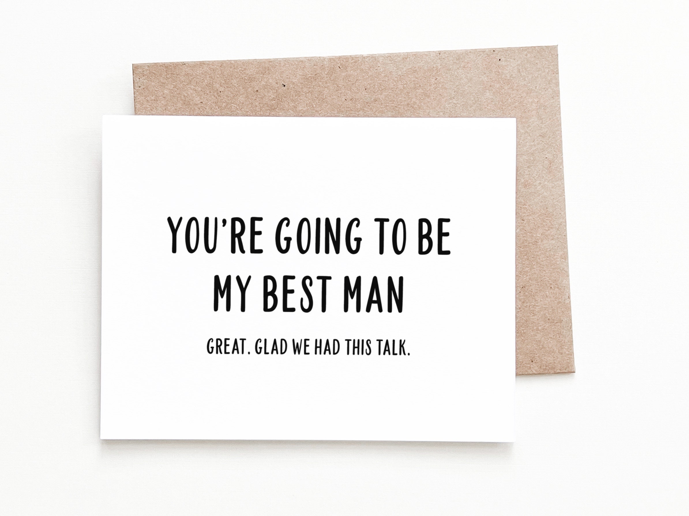 Funny Best Man Card Best Man Proposal Wedding Gift Etsy Canada