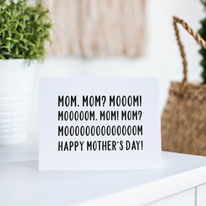 Funny Mothers Day Card, Where's Mom Card for Mom image 3