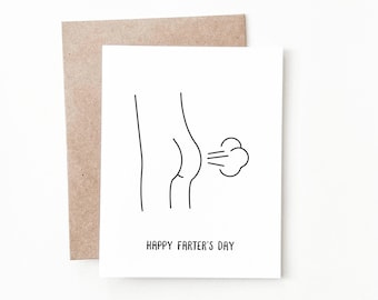 Happy Farters Day Dad Joke Father's Day Card