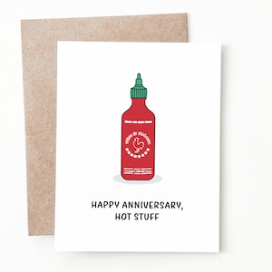 Carte d'anniversaire amusante pour amateur de sauce piquante, cadeau d'anniversaire épicé