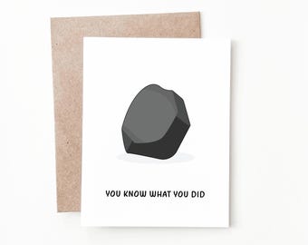 You're Getting Coal Christmas Card
