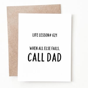 Funny Father's Day Card For Dad, Gift For Dad