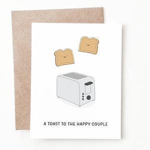 Carte de mariage amusante, cadeau de mariage pour les jeunes mariés