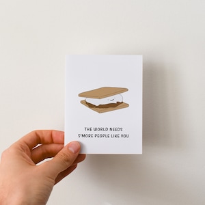 Funny Smores Thank You Card, Thank You Gift for Him or Her image 7