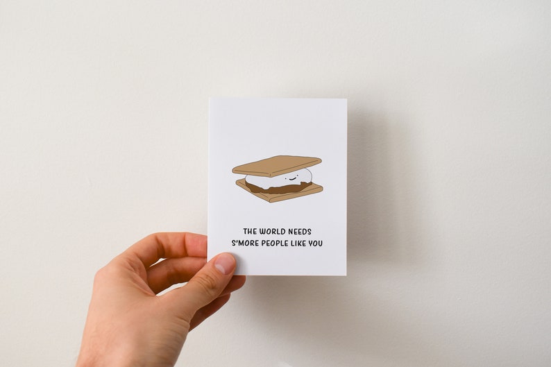 Funny Smores Thank You Card, Thank You Gift for Him or Her image 7