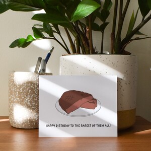 Funny Steak Birthday Card, Birthday Gift for Dad or Boyfriend - Etsy