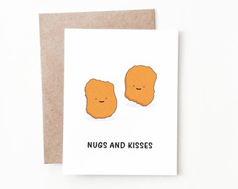 Funny Chicken Nugget Anniversary Card, Chicken Anniversary Gift for Him or Her