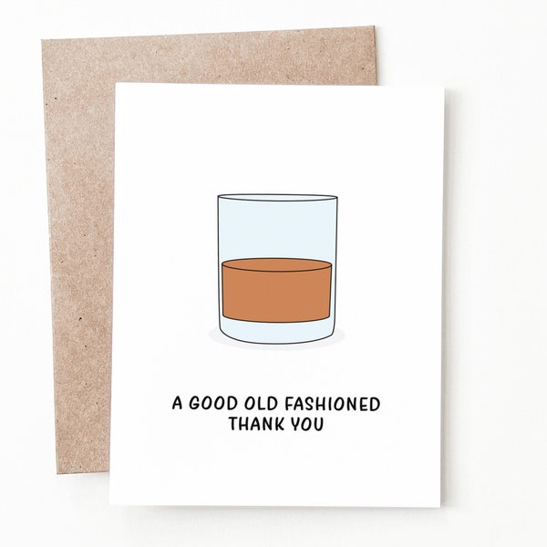 Funny Thank You Card, Thank You Gift for Dad or Boyfriend