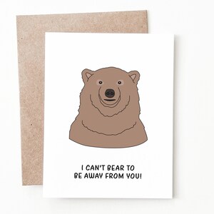 Carte d'anniversaire drôle d'ours, cadeau d'anniversaire pour lui ou elle