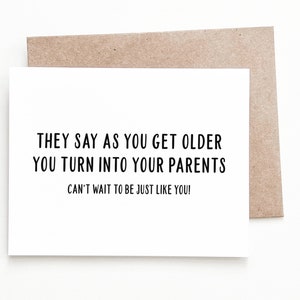 Carte de fête des pères amusante pour papa, cadeau pour papa