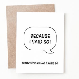 Funny Mothers Day Card, Mothers Day Gift for Mom