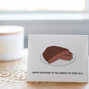 Funny Steak Birthday Card, Birthday Gift for Dad or Boyfriend - Etsy Canada