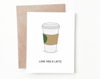 Funny Anniversary Card for Coffee Lover, Coffee Anniversary Gift