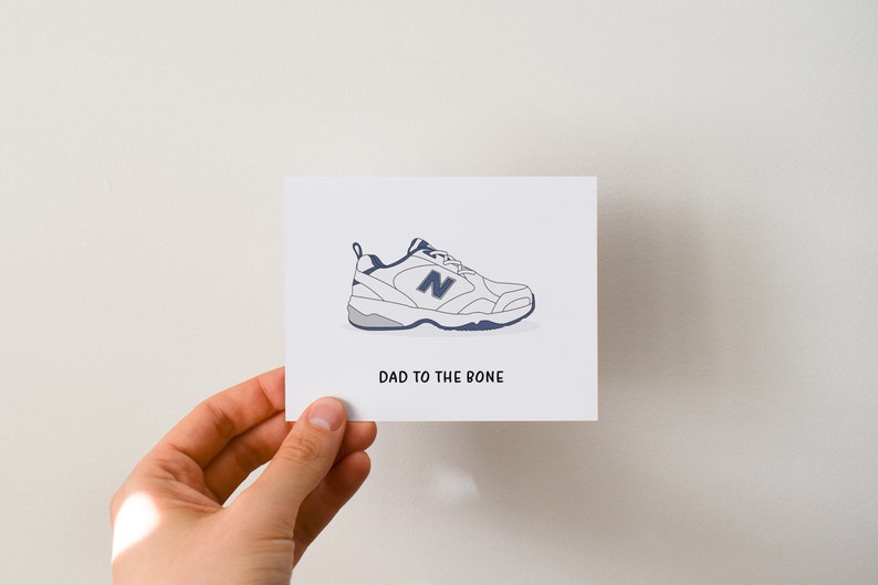 Funny Father's Day Card For Dad, Old Man Shoes Gift For Dad image 7