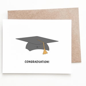 Carte drôle de remise des diplômes, cadeau de casquette de remise des diplômes pour lui ou elle
